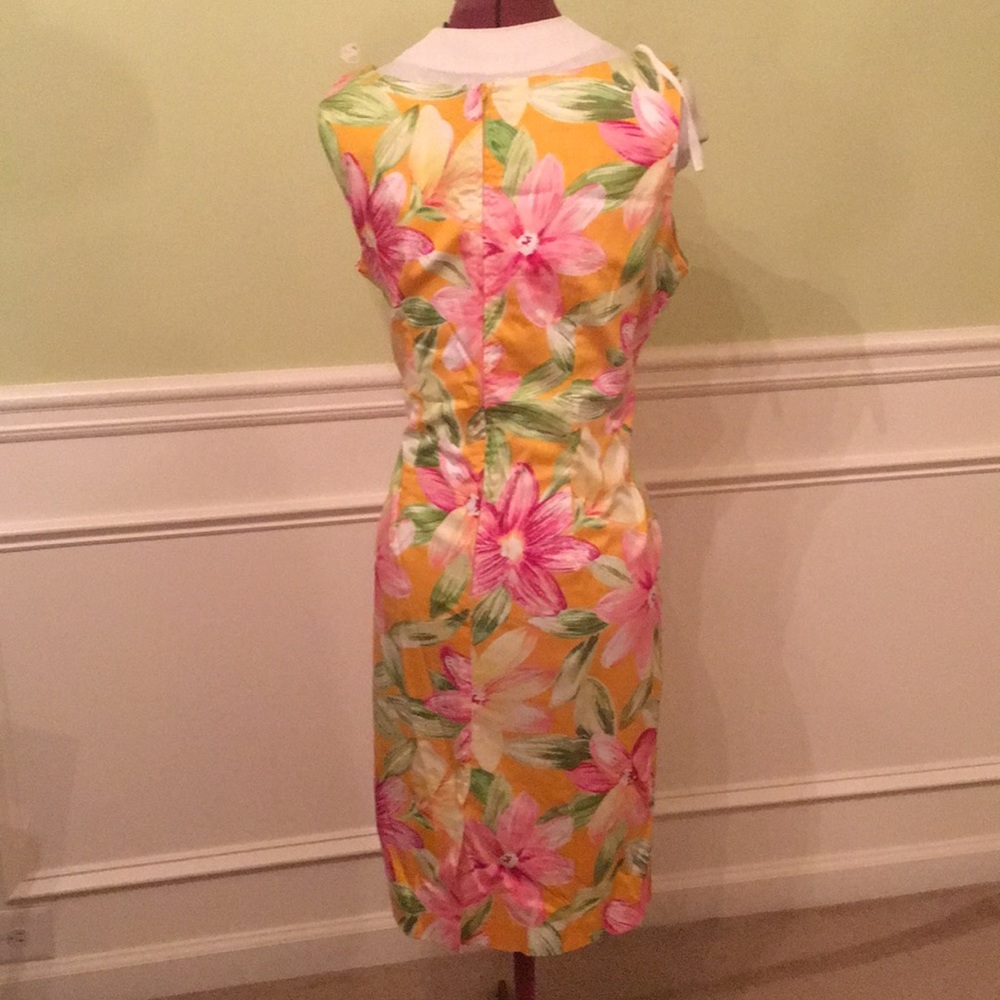 Floral dress beaded sequin size12 - Picture 4 of 5